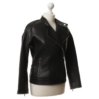J Brand Leather jacket in black 