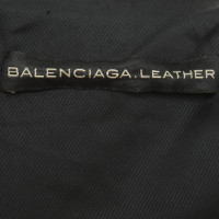 Balenciaga Lederjacke in Braun