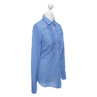 0039 Italy Top Cotton in Blue