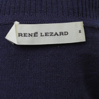 René Lezard Rollkragenpullover in Blau