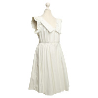 Miu Miu Baumwoll-Kleid in Weiß