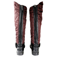 Dolce & Gabbana Stivali di gomma con nylon/cuoio