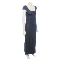 Miu Miu Kleid aus Baumwolle in Blau