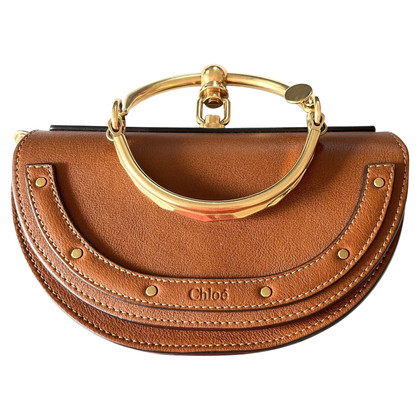 Chloé Nile Minaudiere Leather in Brown
