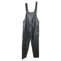 Moschino Jumpsuit Leather in Black