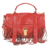 Proenza Schouler Handtasche aus Leder in Rot