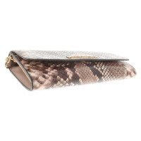 Michael Kors clutch with reptile embossing