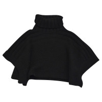 Coccinelle Poncho made of black wool