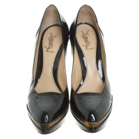 Yves Saint Laurent pumps en noir / marron