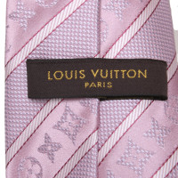 Louis Vuitton Krawatte rosa LV-Stern Motive