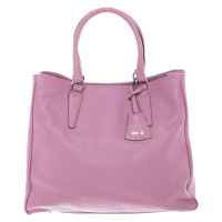 Abro Handtasche aus Leder in Rosa / Pink