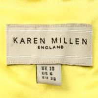 Karen Millen Yellow silk dress