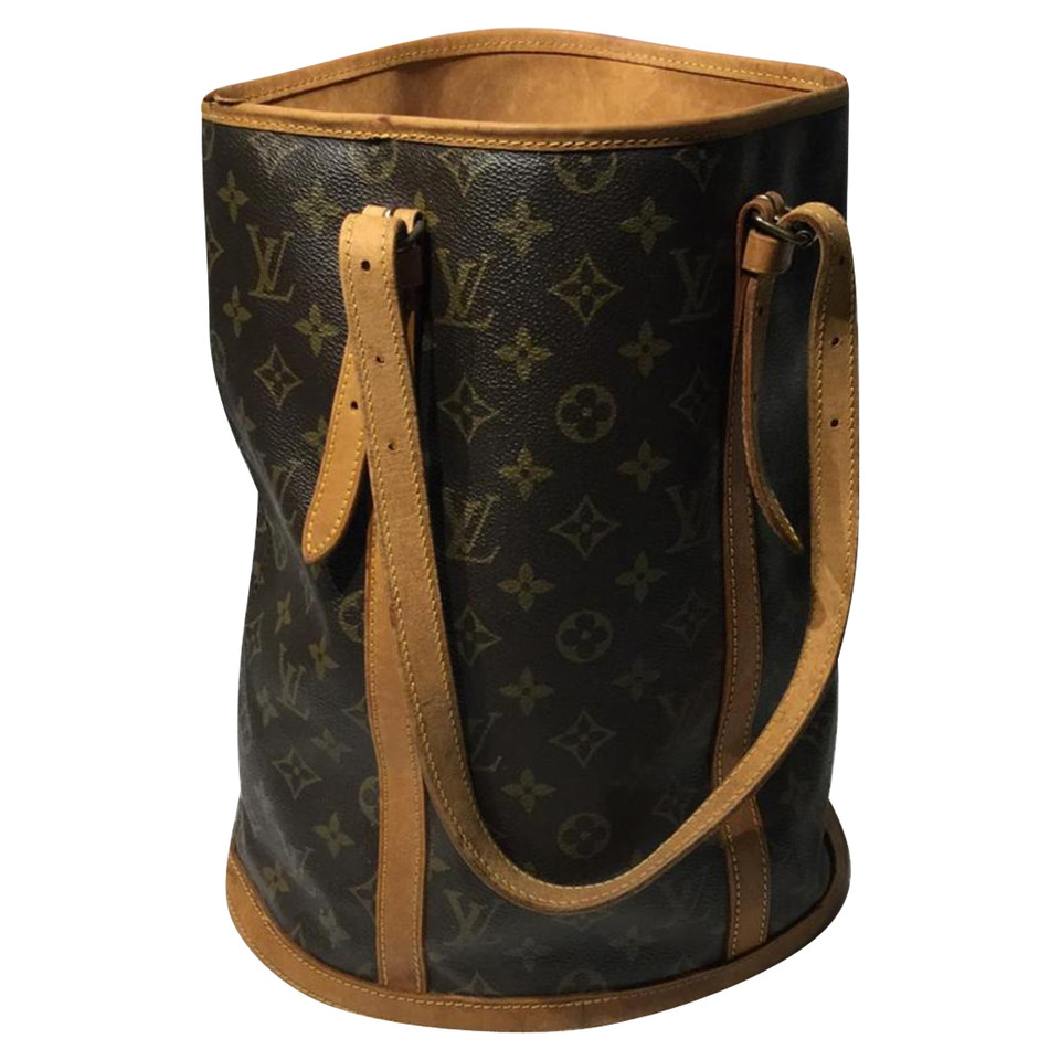 Louis Vuitton Bucket Bag 27 en Toile en Marron
