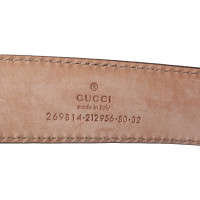 Gucci Gürtel aus Leder in Braun