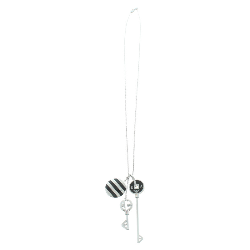 Armani Ketting met hangers in de vorm van sleutel