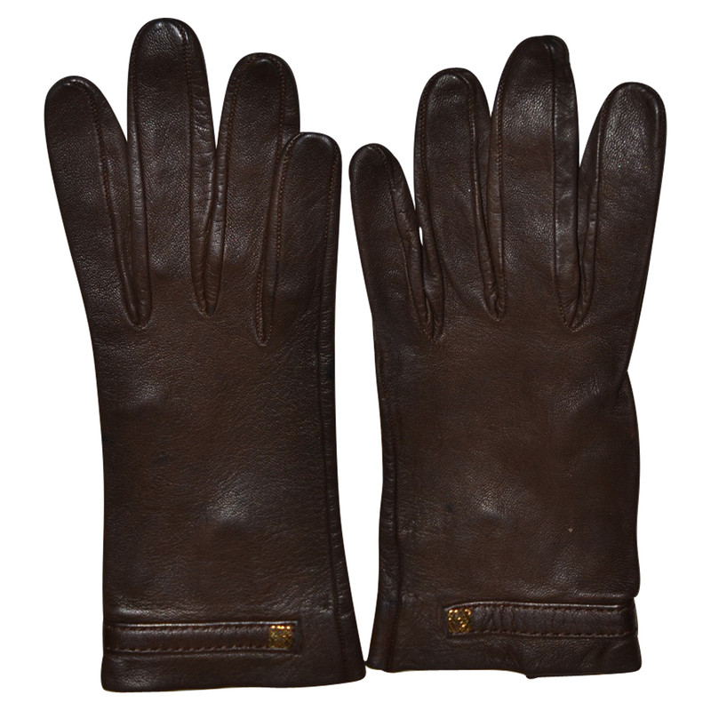 Loewe leather gloves