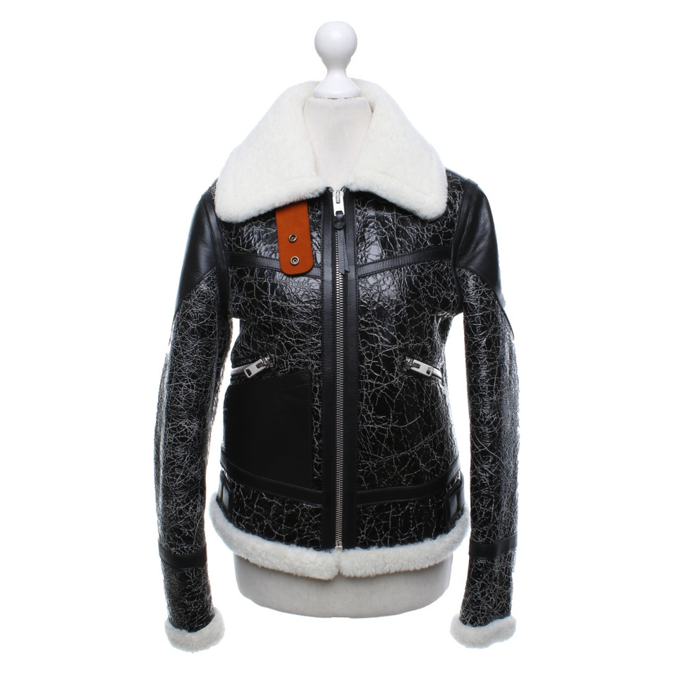 Coach Leather jacket in black