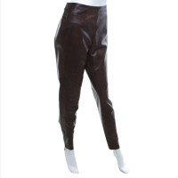 Gunex Pantalon en cuir marron