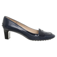 Tod's Pumps/Peeptoes aus Leder in Blau