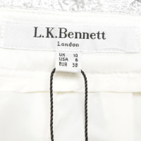 L.K. Bennett jupe couleur argent