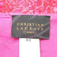 Christian Lacroix Rok in roze / rood