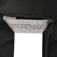 Sport Max Pantalon large en noir