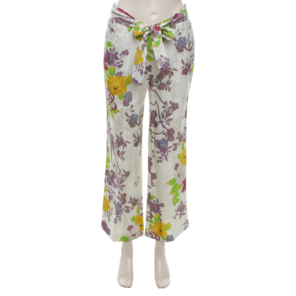 Etro Marlene trousers with floral pattern