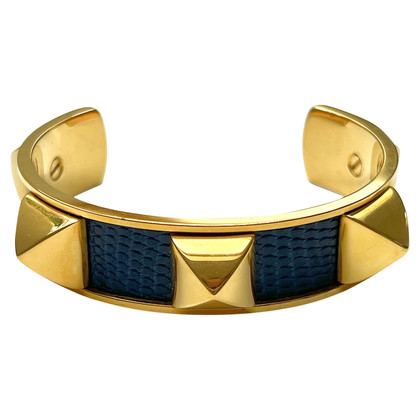 Hermès Cuff Bracelet Médor in Blauw