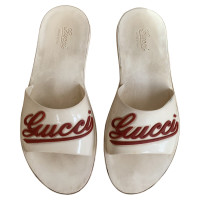 Gucci Slipper/Ballerinas in Weiß