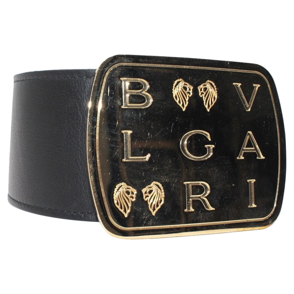 Bulgari Belt Leather in Black