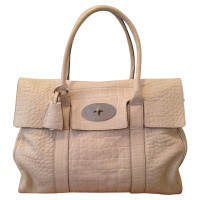 Mulberry Bayswater in Pelle in Crema