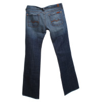 7 For All Mankind Distressed Jeans in Blue