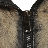 Arma Leather jacket with fur
