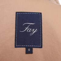 Fay Jacke/Mantel aus Baumwolle in Beige