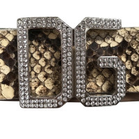 Dolce & Gabbana Gürtel aus Pythonleder