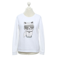 Karl Lagerfeld Top Cotton in White