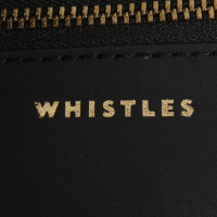 Whistles clutch in Nero / Bianco