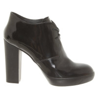 Hogan Ankle boots Patent leather in Black