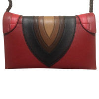 Elena Ghisellini Shoulder bag Leather in Red