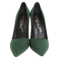 Alice + Olivia Pumps/Peeptoes Leather in Green