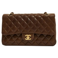 Chanel Flap Bag Leather in Brown