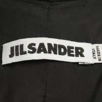 Jil Sander cappotto di lana in nero