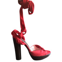 Dolce & Gabbana Sandales en rouge