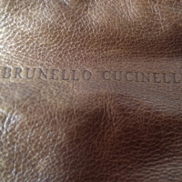 Brunello Cucinelli Handtasche in Dunkelbraun