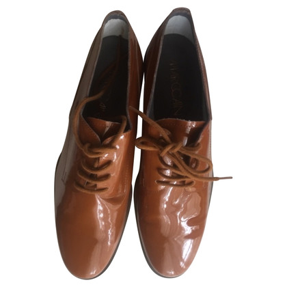 Marc Cain Lace-up shoes Patent leather in Brown