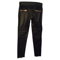 Fausto Puglisi Leather pants in black