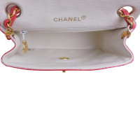 Chanel "Single Flap Bag" in red