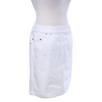 Chanel Denim skirt in white