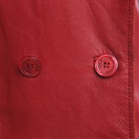 D&G Giacca in pelle in rosso