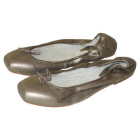Bloch Slippers/Ballerinas Leather in Grey